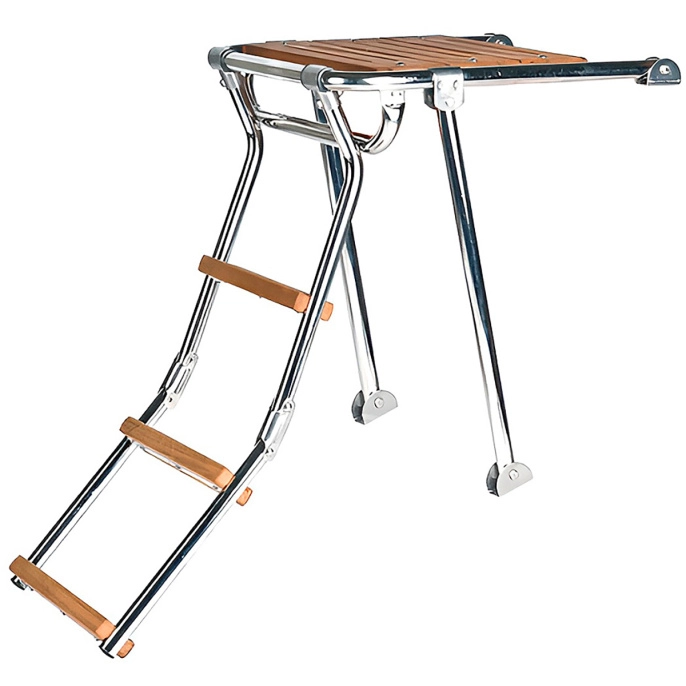 Платформа кормовая с трапом 3 ступени ироко (040223T, 10269430)